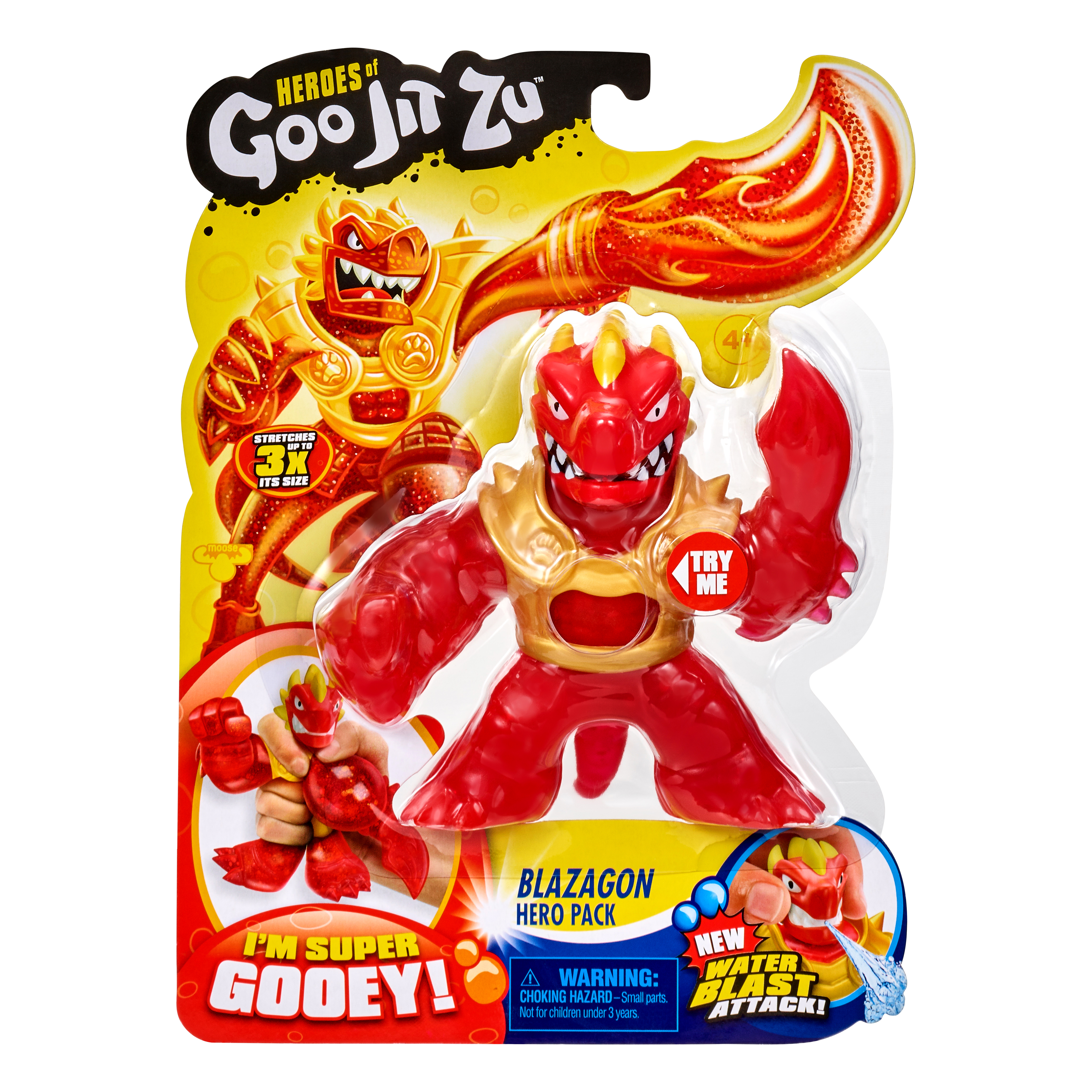 Heroes of Goo Jit Zu Blazagon Super Gooey Hero Pack Water Blast 