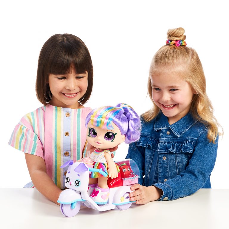 Kindi Kids Fun Delivery Scooter With 2 Shopkins for sale online