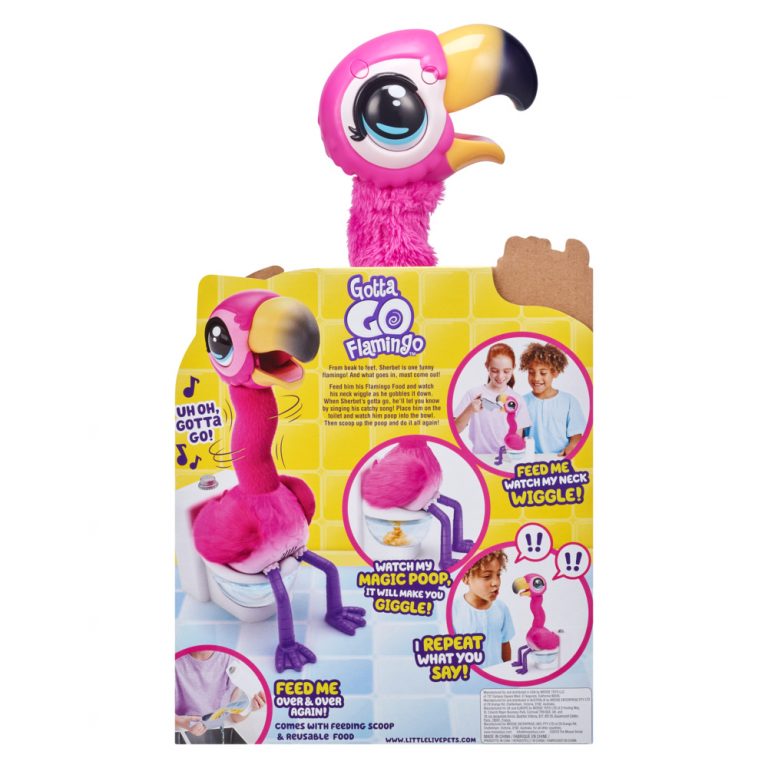 Little Live Pets Gotta Go Flamingo Eats Sings Poops NEW Free Shipping 