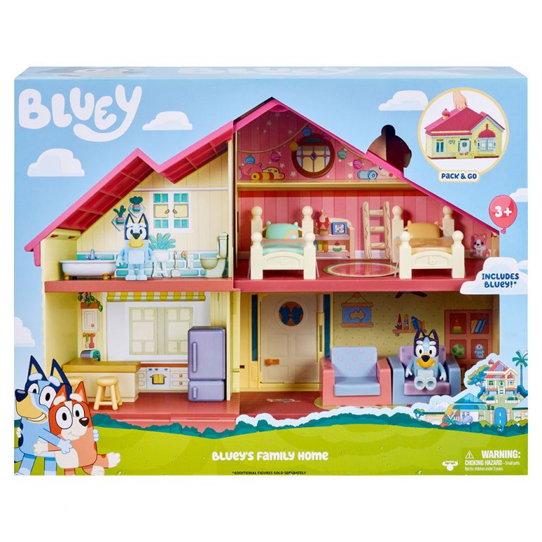 Bluey set de jeu La maison de Bluey avec figurine Bluey incluse