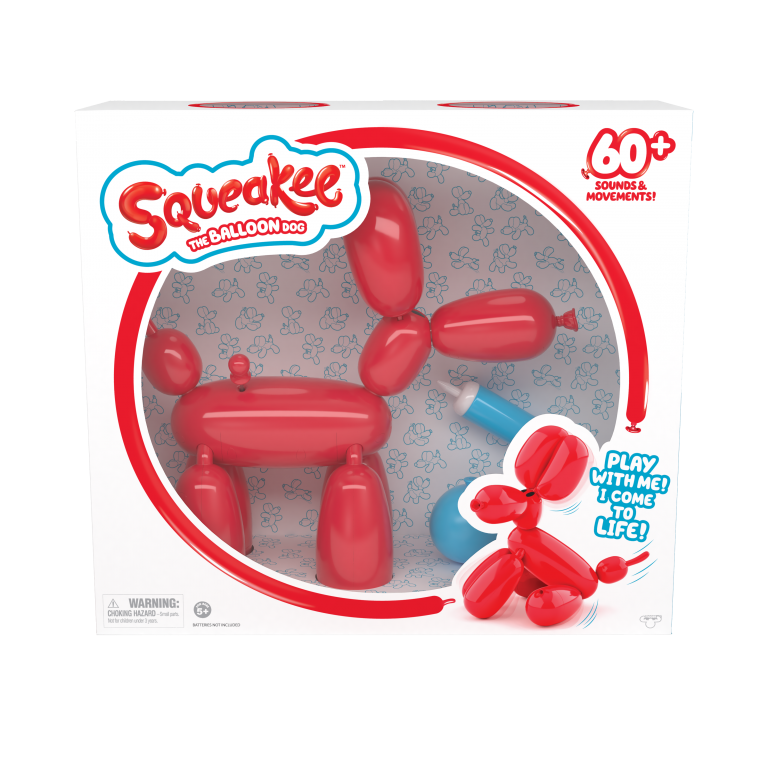 NEW Squeakee The Balloon Dog w/ 60 Sounds & Movements! 