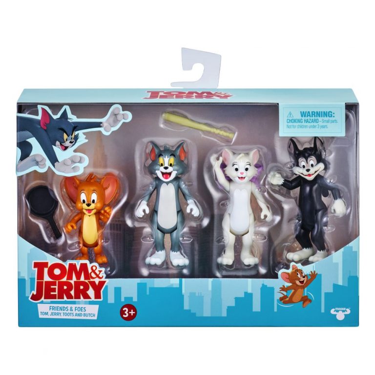 Officially Licensed Tom and Jerry 2 Pack Set Space Jerry Action Figures Age 3+ 