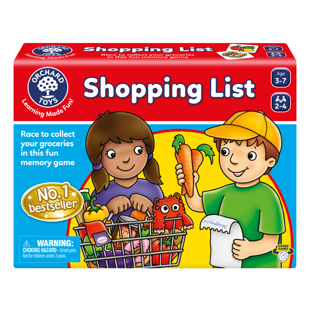 Relaxdays 003 Orchard Toys Shopping List Game 