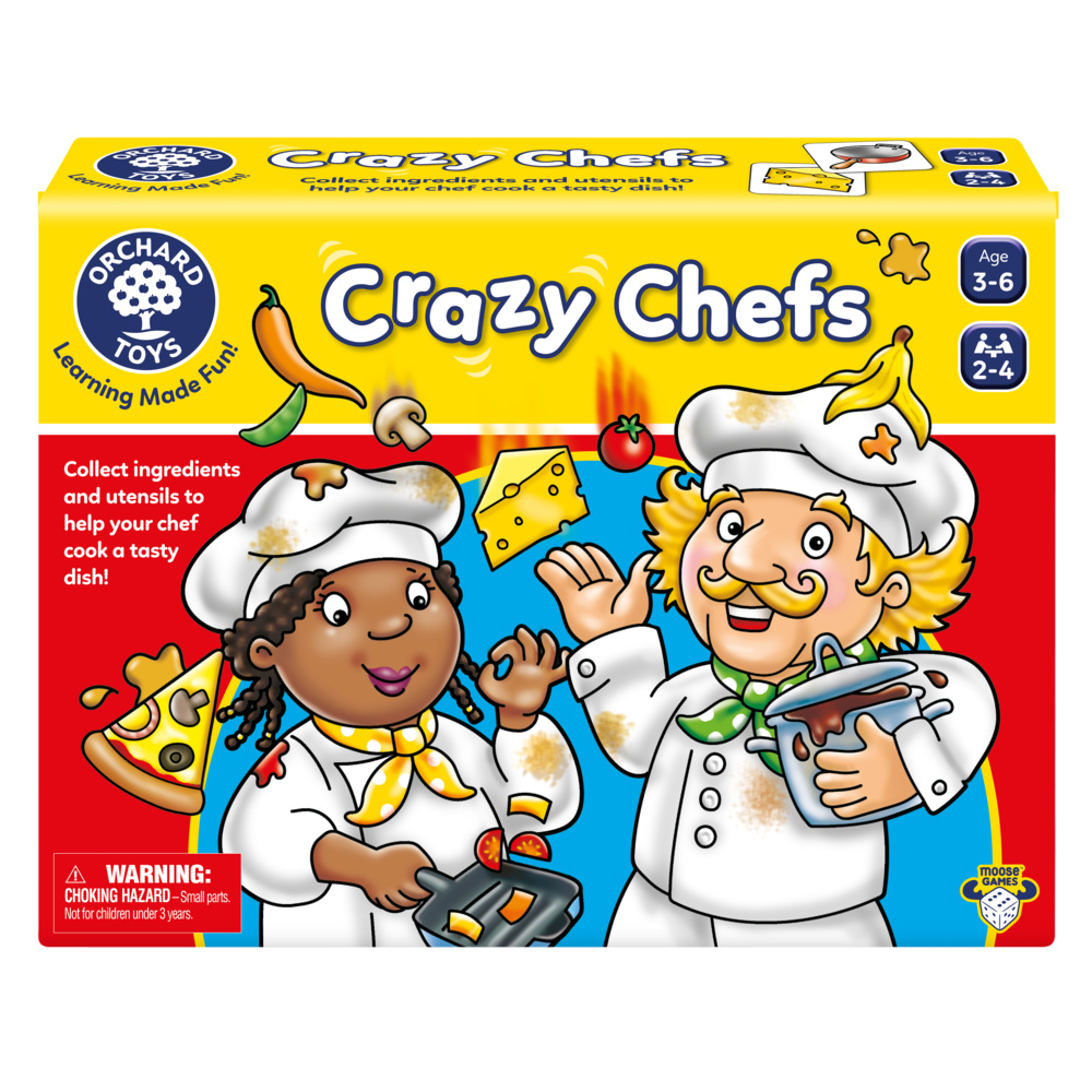 Orchard Toys Crazy Chefs gioco educativo ore di divertimento con la famiglia 