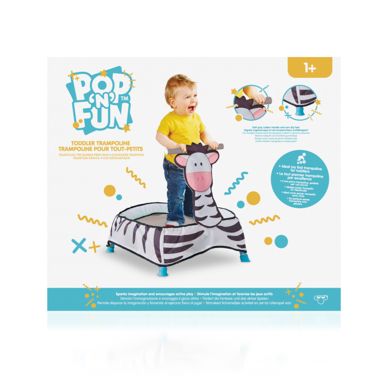Betjene snak klaver Zebra Toddler Trampoline - Moose Toys
