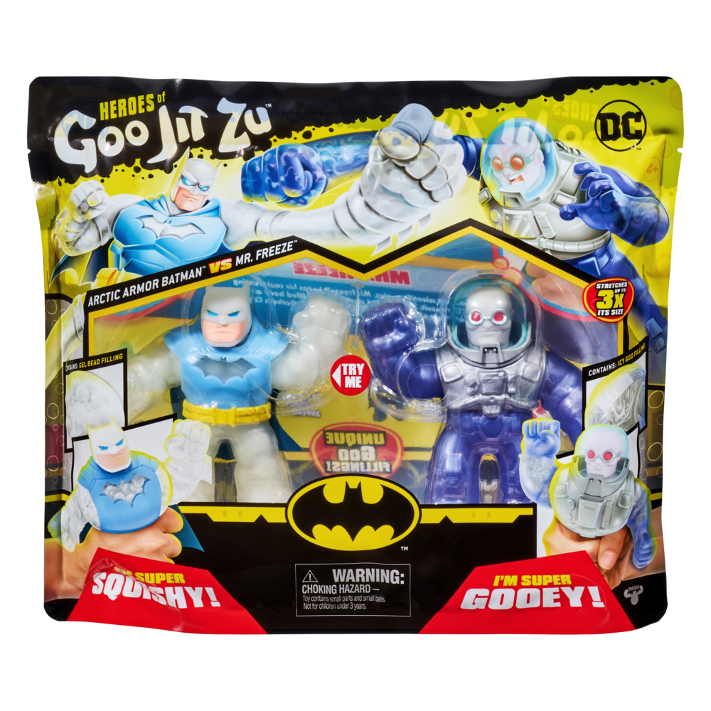 Heroes of Goo Jit Zu Versus Pk Arctic Armor Batman Vs Mr. Freeze - Moose  Toys