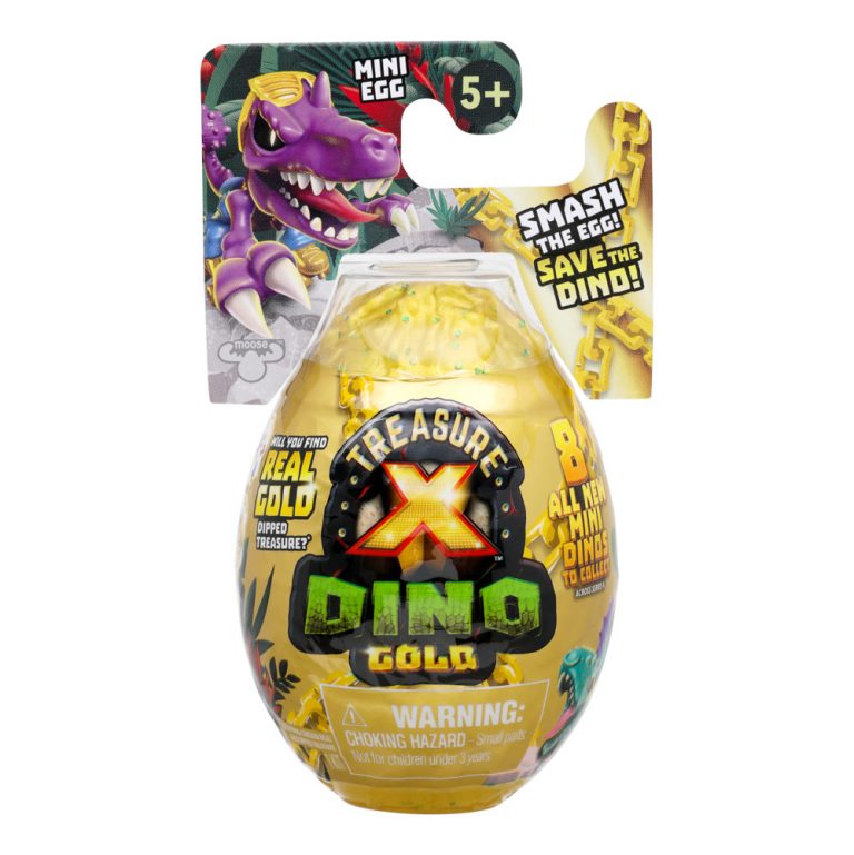 Treasure X Dino Gold: Mini Egg - Smash the Egg, Save the Dino - Moose Toys