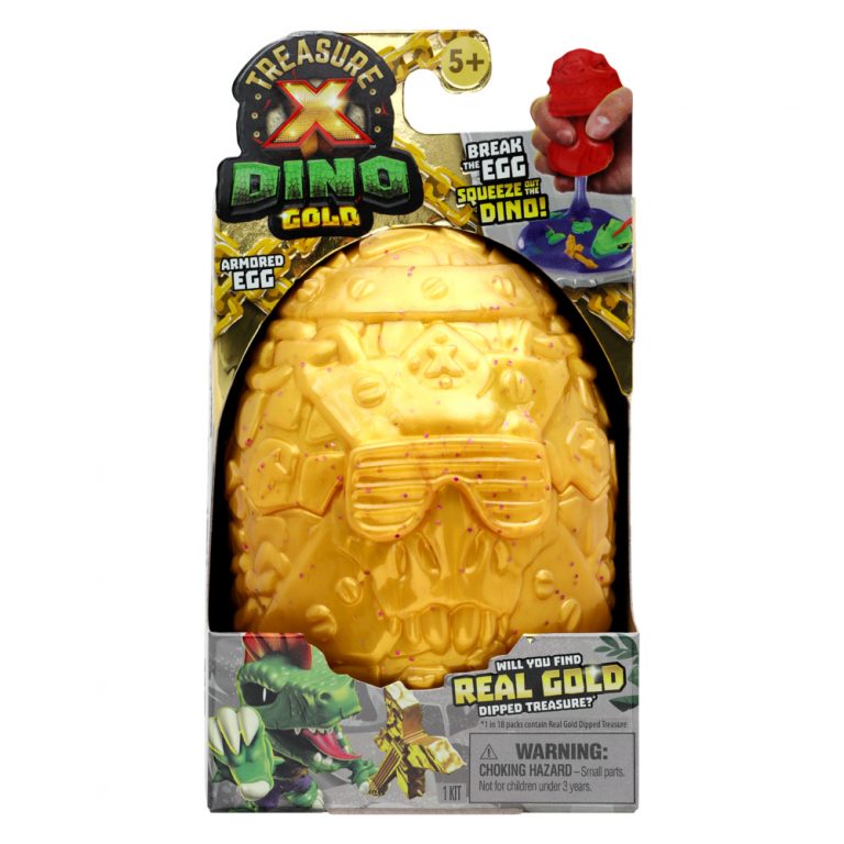 Treasure X Dino Gold Armored Egg- Break The Egg, Squeeze Out The