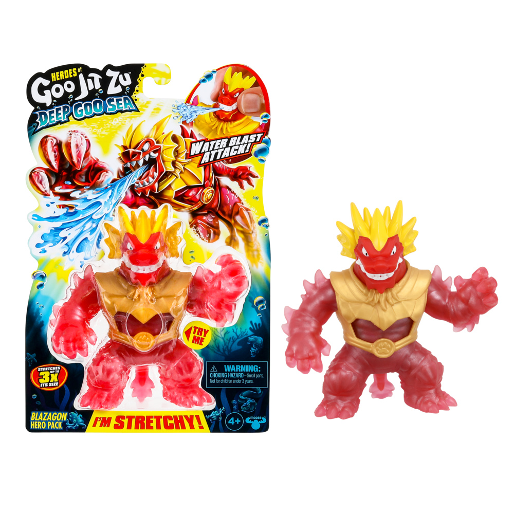 Heroes Of Goo Jit Zu Deep Goo Sea - Blazagon Hero Pack - Moose Toys