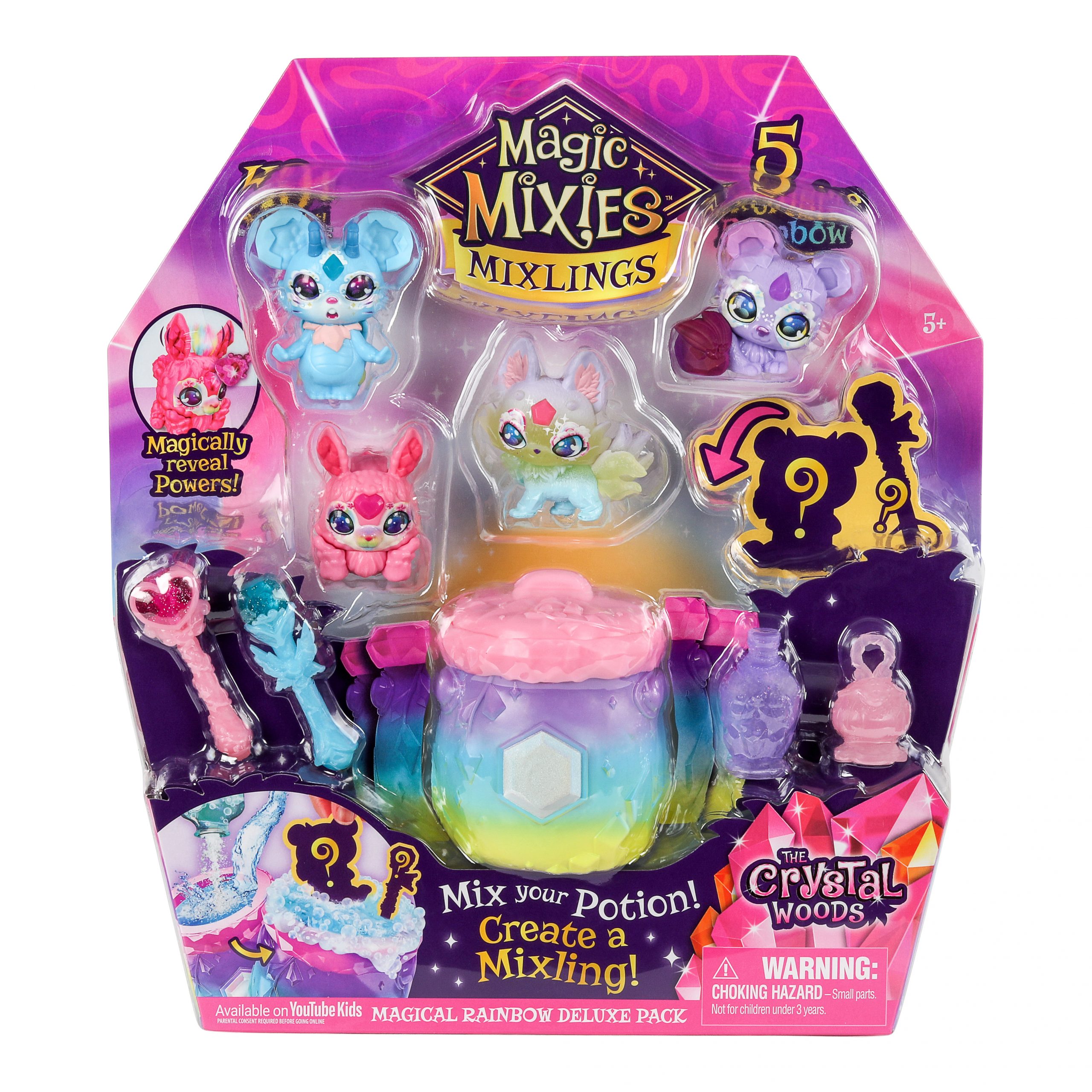 Magic Mixies Mixlings Magical Rainbow Deluxe Pack - Moose Toys