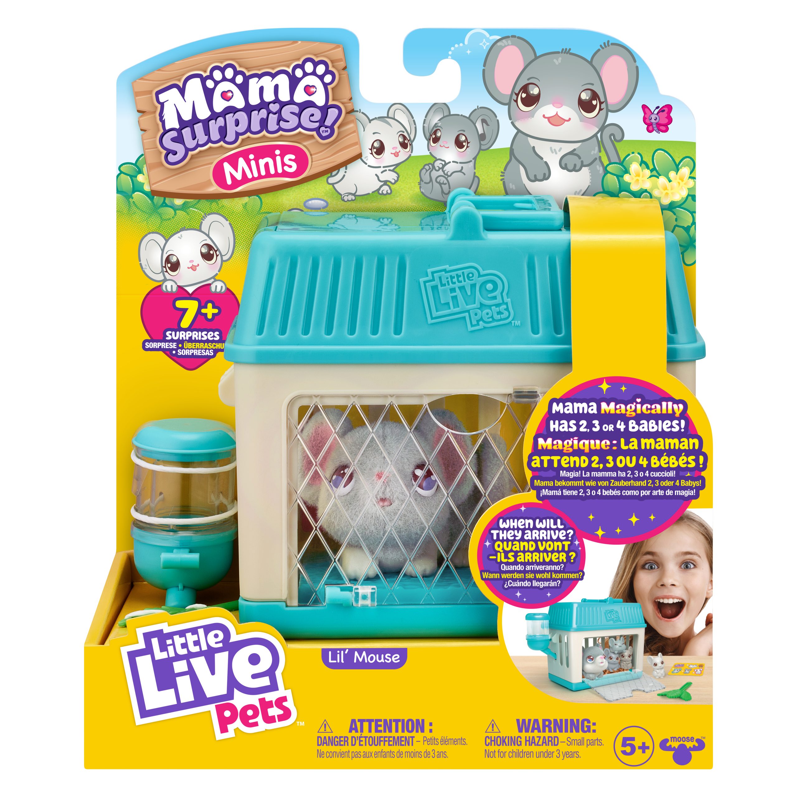 Little Live Pets: Mama Surprise Minis - Lil' Mouse - Moose Toys